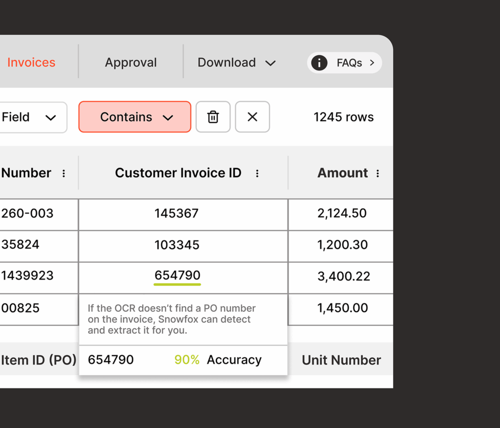 Handle invoice volume without headcount