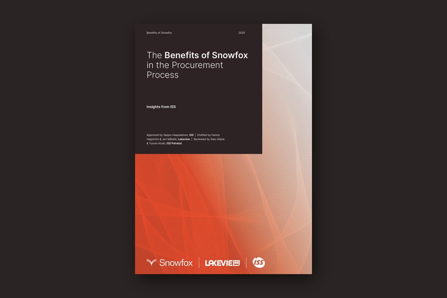 The Benefits of Snowfox in the Procurement Process — Lakeview report on ISS