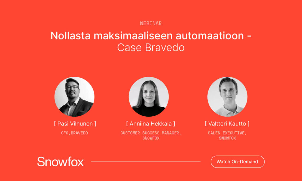 Nollasta maksimaaliseen automaatioon: Case Bravedo