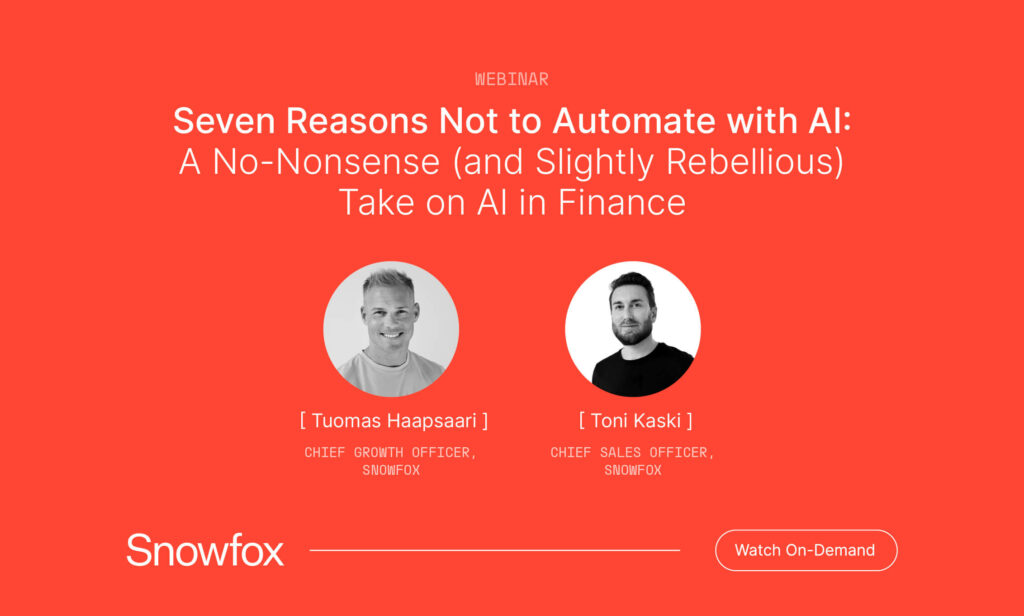 Seven Reasons Not to Automate with AI